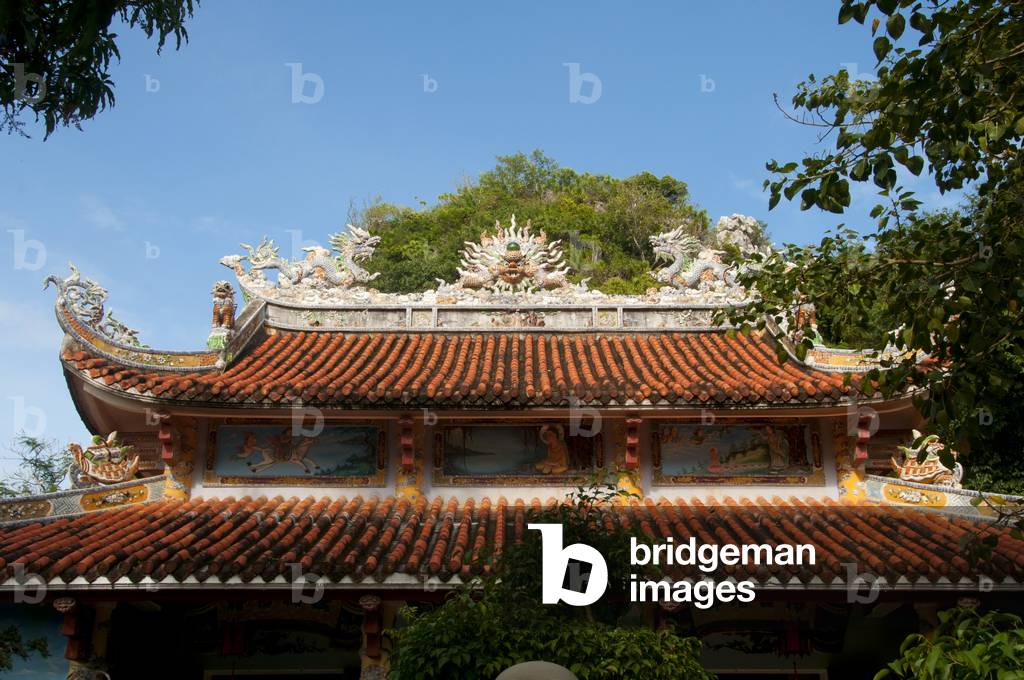 Vietnam: Chùa Tam Thai (Tam Thai Temple), a Buddhist temple in the Marble Mountains, near Danang