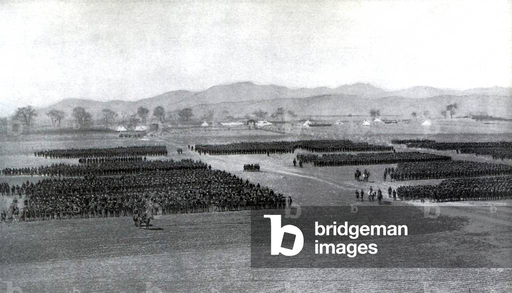 China: Formation of a division of the Japanese 1st Army after the Battle of Mukden, (Russo-Japanese War, 8 February 1904 - 5 September 1905)