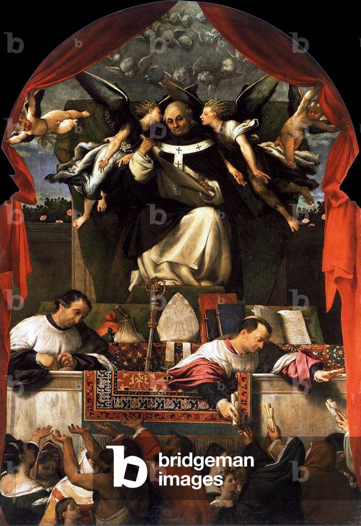 Italy: 'The Alms of St. Anthony', Lorenzo Lotto, 1542 (painting)
