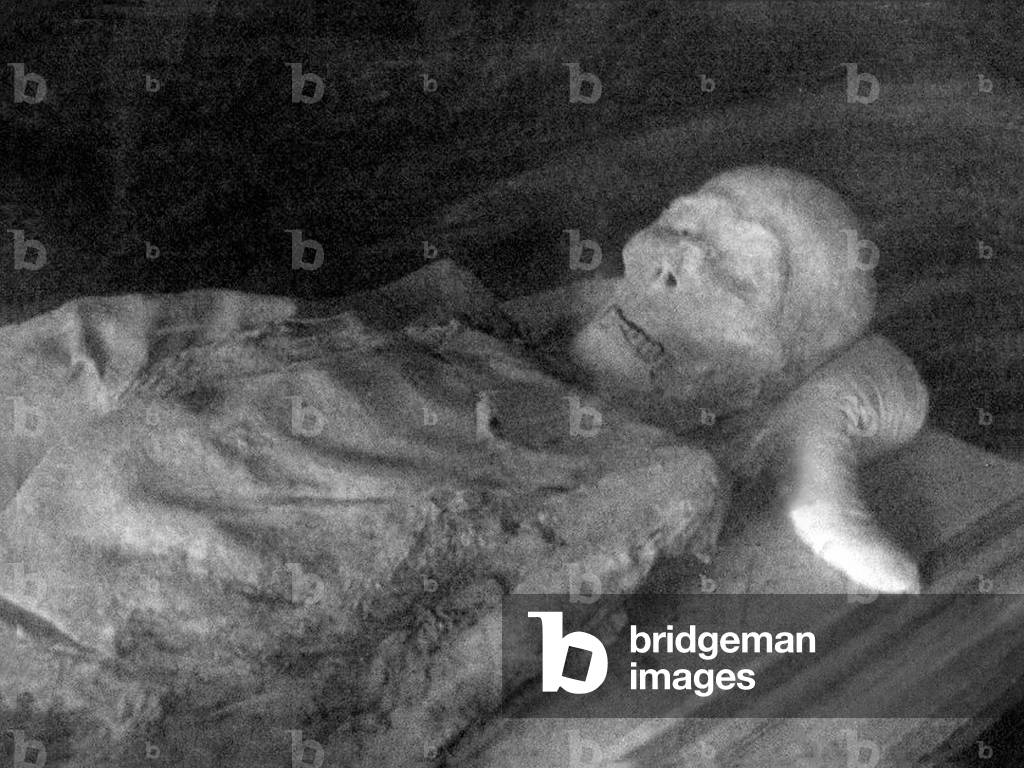 China: Mummified body from Astana Cemetery, Turfan, Xinjiang