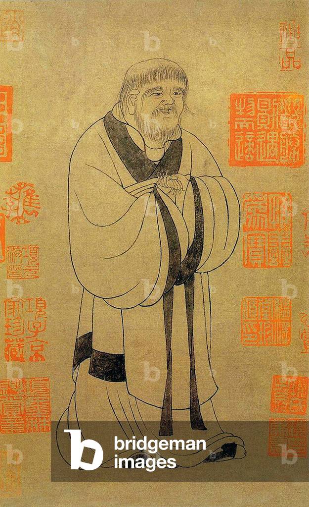 China: 'Lao Zi' (Lao Tsu), Zhao Mengfu (1254-1322), Yuan Dynasty (1271-1368) scholar and painter