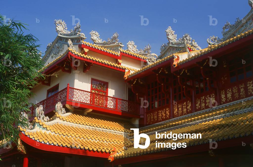 Thailand: Roof detail at the 