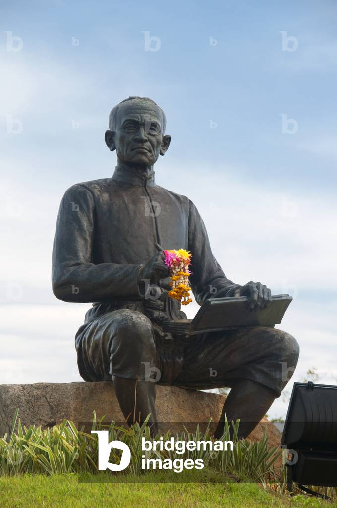 Thailand: Sunthorn Phu statue, Klaeng District, Rayong Province