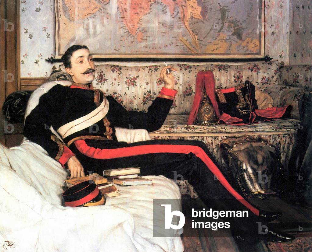 Great Britain: Colonel Frederick Gustavus Burnaby (1842-1855), painted by James Tissot