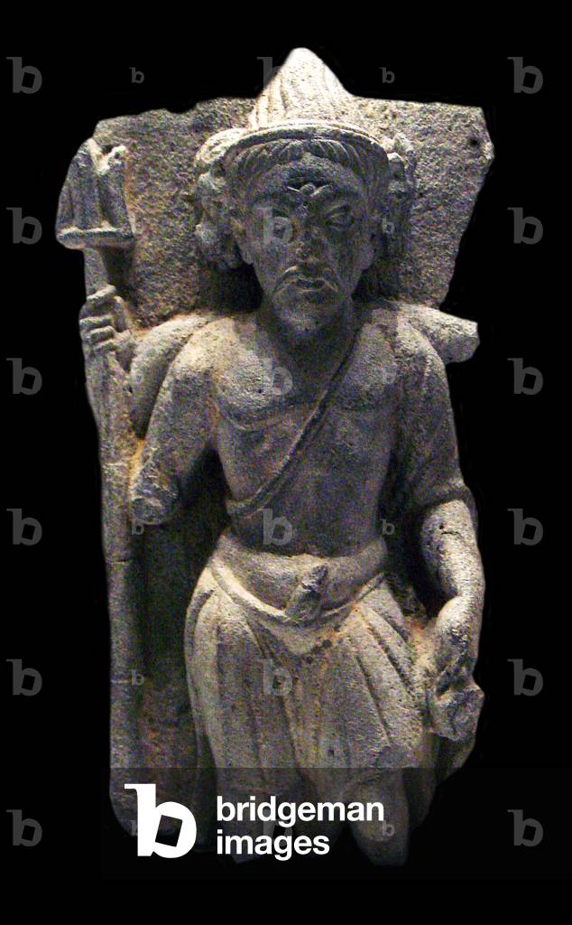 Pakistan / Afghanistan: Shiva with trident, Gandhara, 2nd century CE