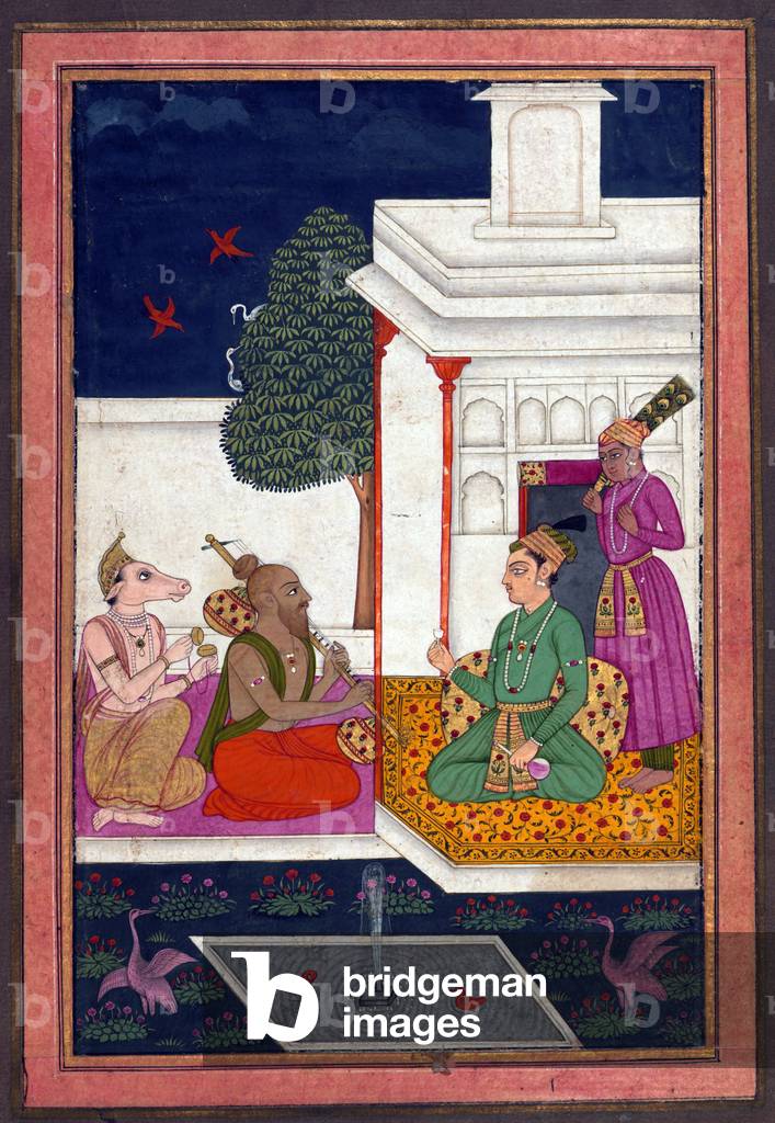 India: 'Sri Raga'. From an album or muraqqa' compiled in the Deccan in the late 19th century CE