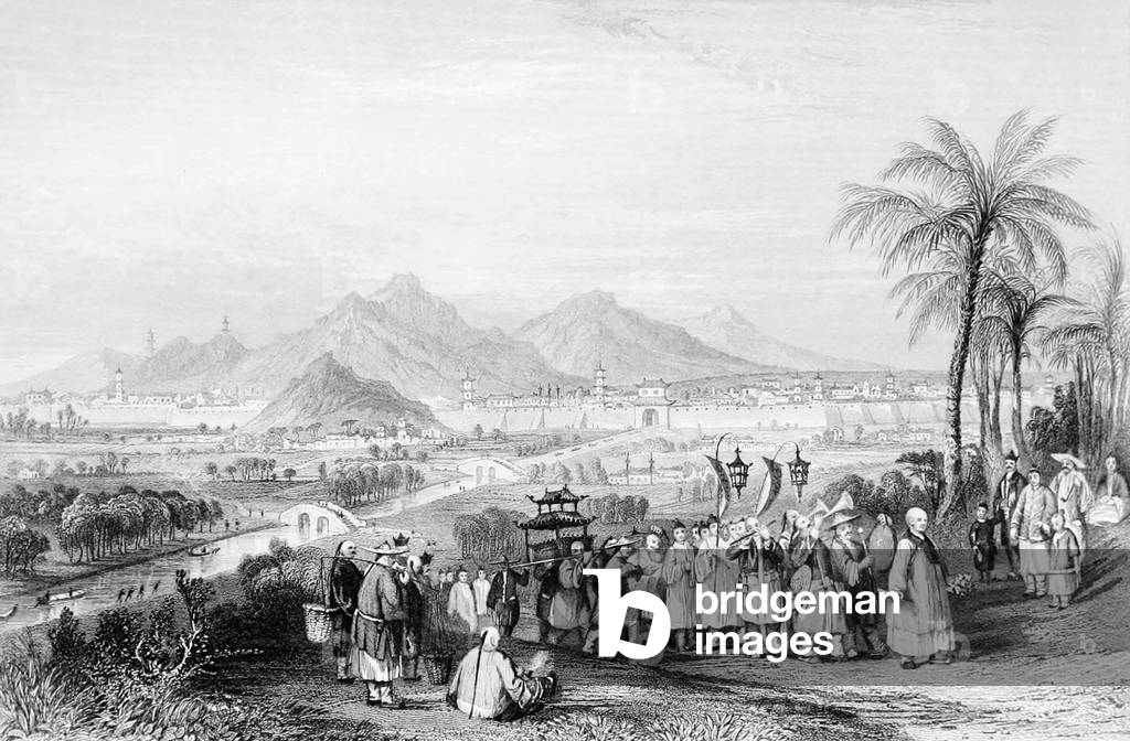 China: 'The City of Nanking', by Thomas Allom, c. 1845