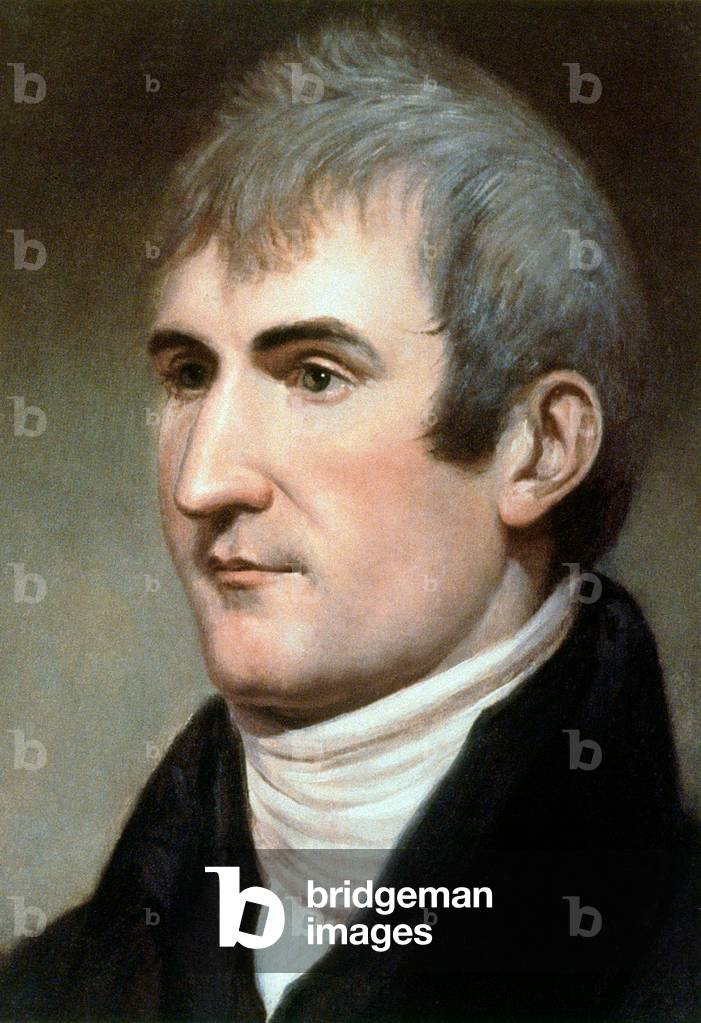 USA: Meriwether Lewis (1774-1809), explorer and pioneer of the American West, Charles Wilson Peale (1741-1827), c. 1807