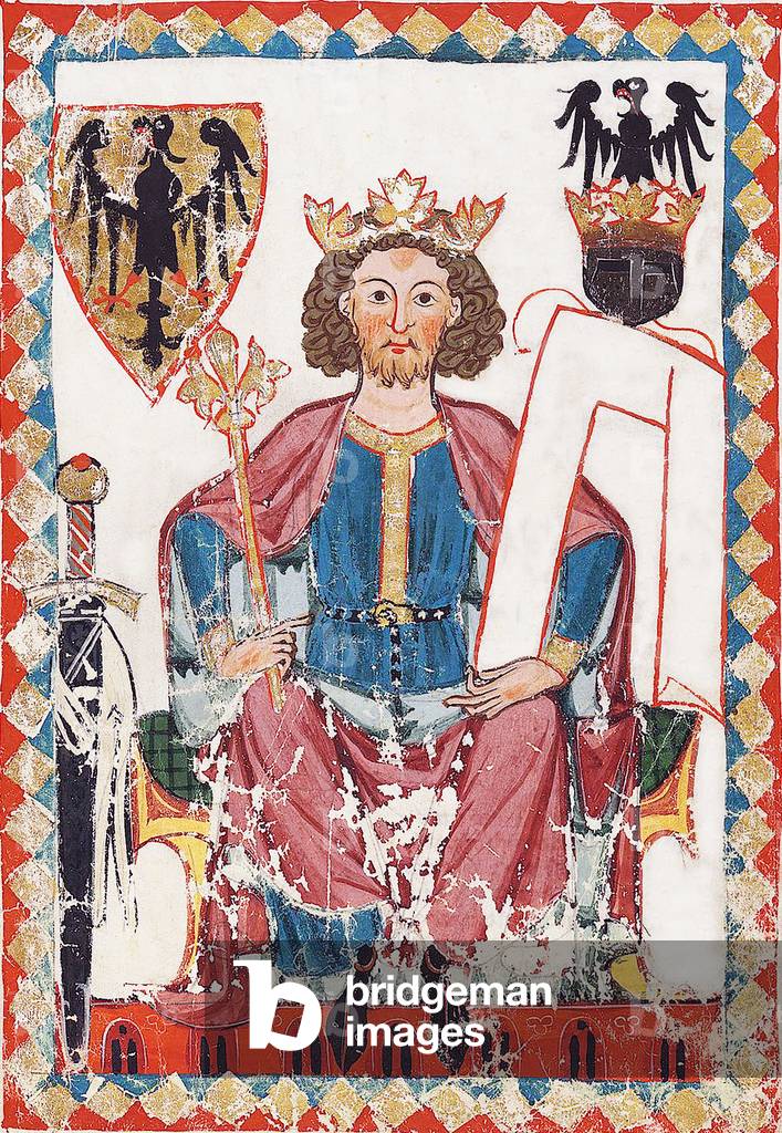 Germany: Henry VI (1165-1197), 21st Holy Roman emperor, from the Manesse Codex, 1305-1315