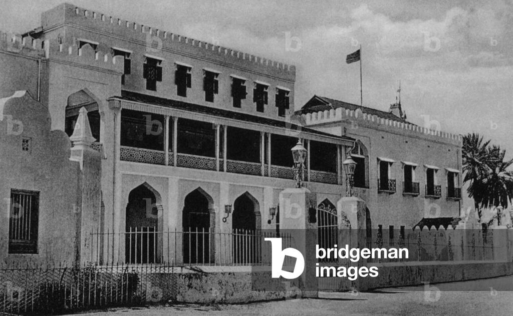 Tanzania / Zanzibar: The Sultan's Palace, c. 1950