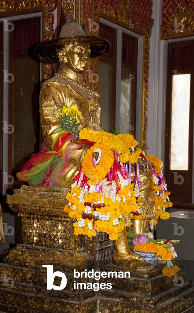 Thailand: King Taksin shrine, Rayong, Rayong Province