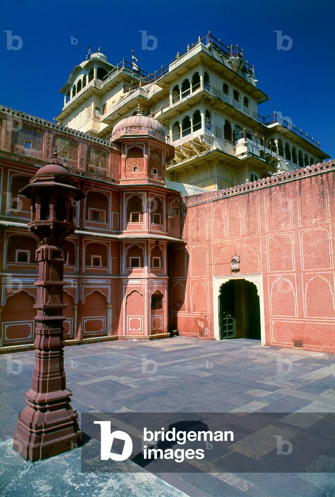 India: Chandra Mahal (Chandra Niwas), City Palace, Jaipur, Rajasthan