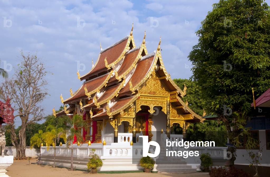 Thailand: Ubosot, Wat Hang Dong, Chiang Mai, northern Thailand