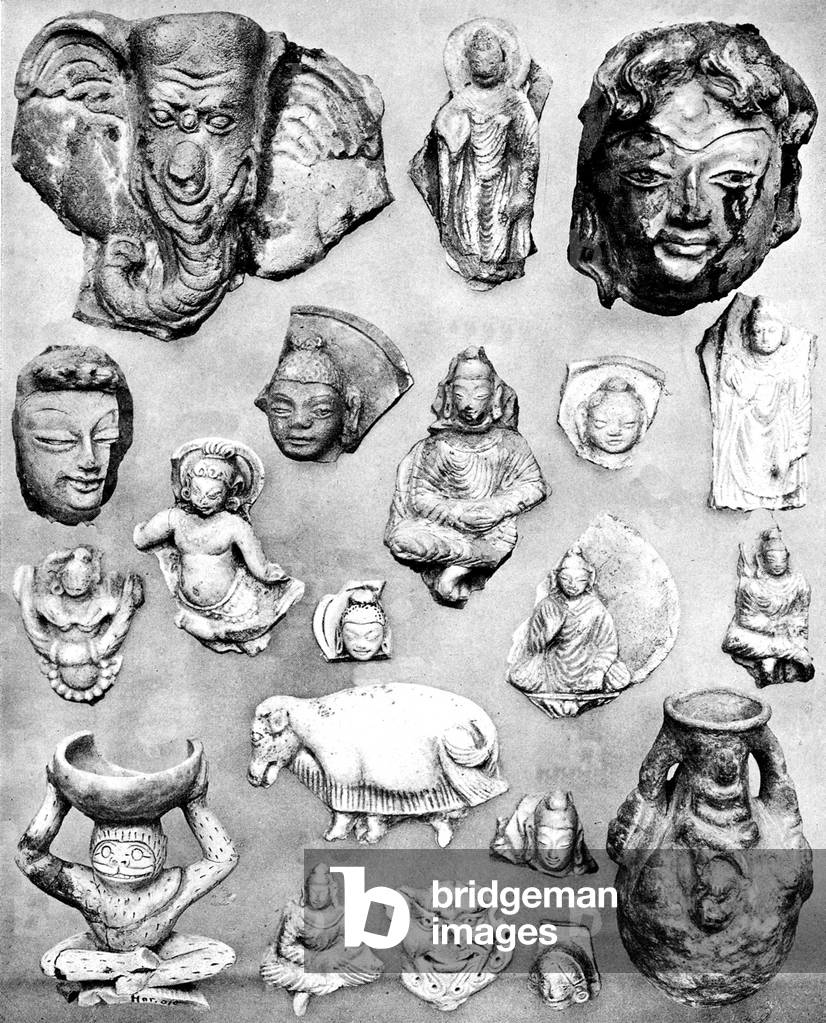China: Stucco reliefs and terracottas  from Khotan, Xinjiang
