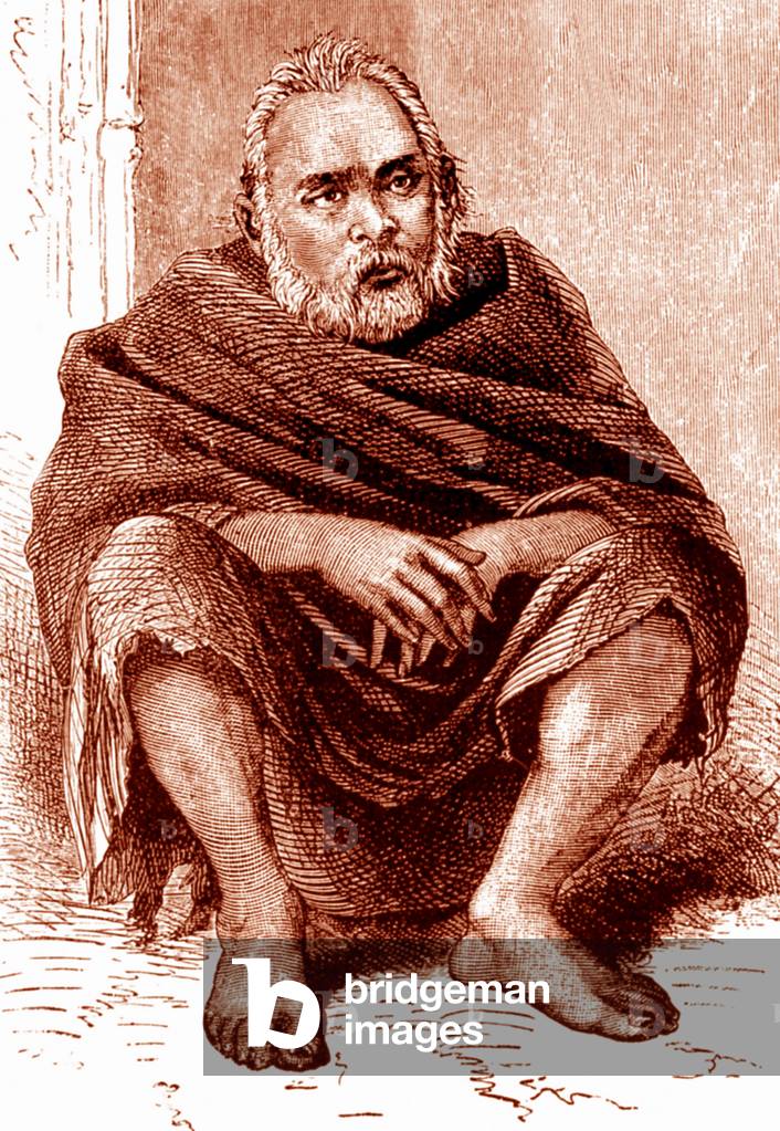 Thailand/ Laos: A mandarin of Khemarat in present-day Thailand, redrawn from an 1867 sketch by French expeditioner Louis Delaporte.