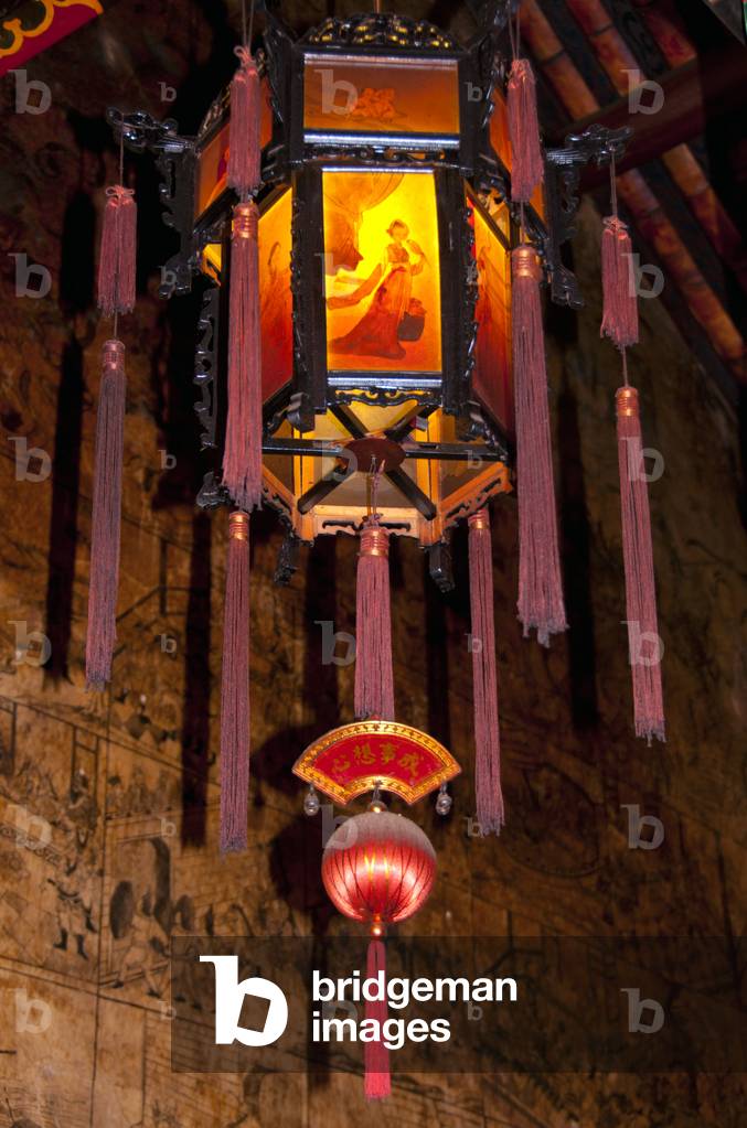 Thailand: Lamps, San Chao Saeng Tham Chinese temple, Phuket's old town, Phuket