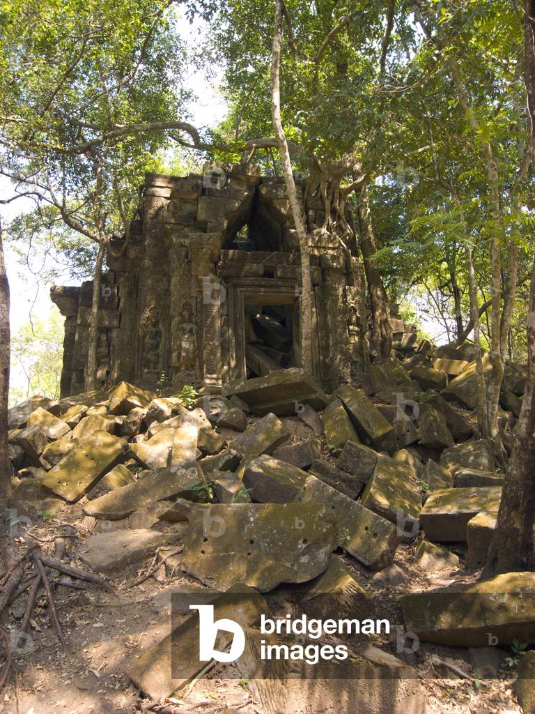Cambodia: Beng Mealea (12th century Khmer temple), 40km east of the main group of temples at Angkor