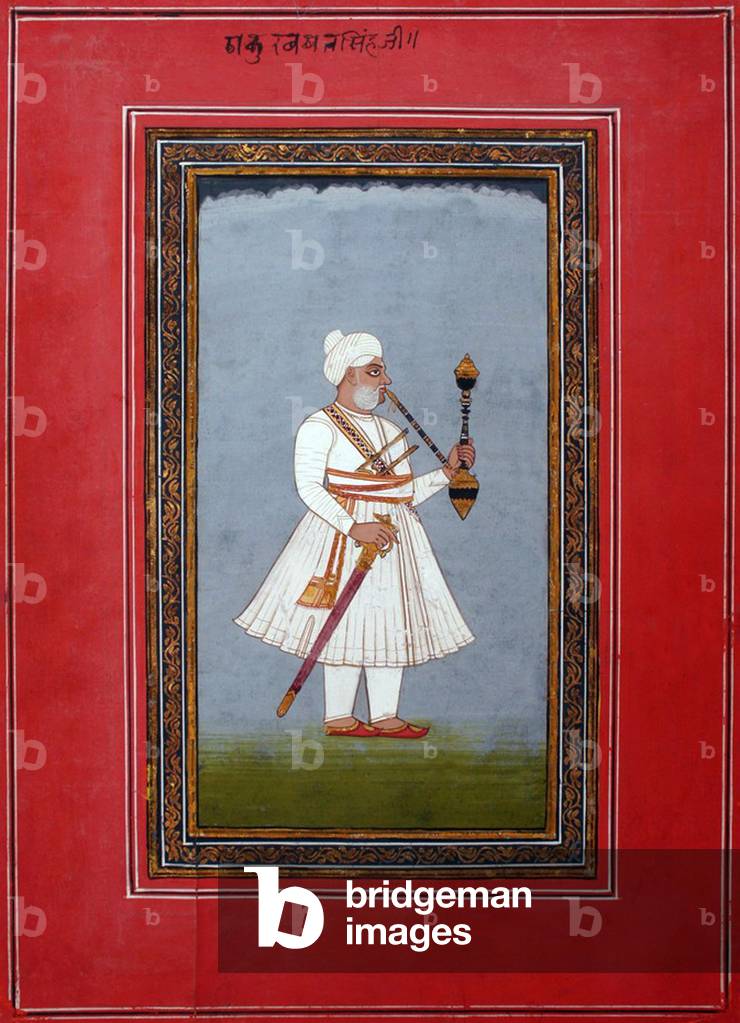 India: Thakur (Lord) Bakhat Singh, Bundi, Rajasthan, mid-19th century