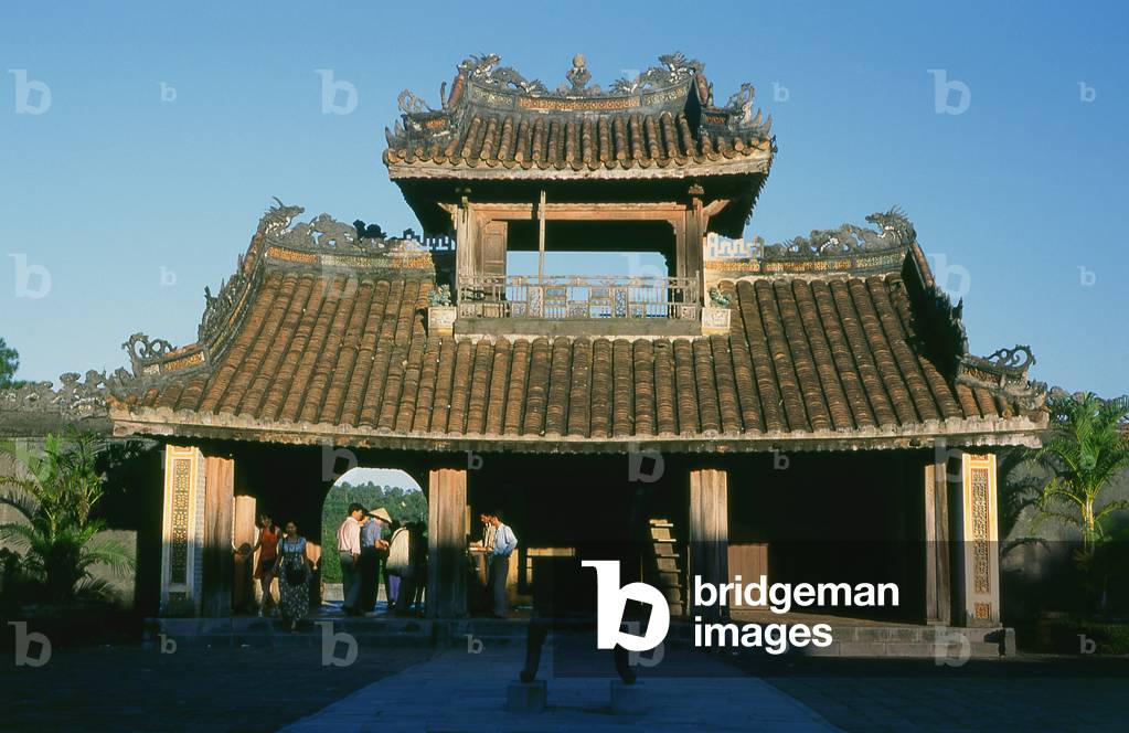 Vietnam: The Khiem Cung Gate at the Tomb of Emperor Tu Duc, Hue