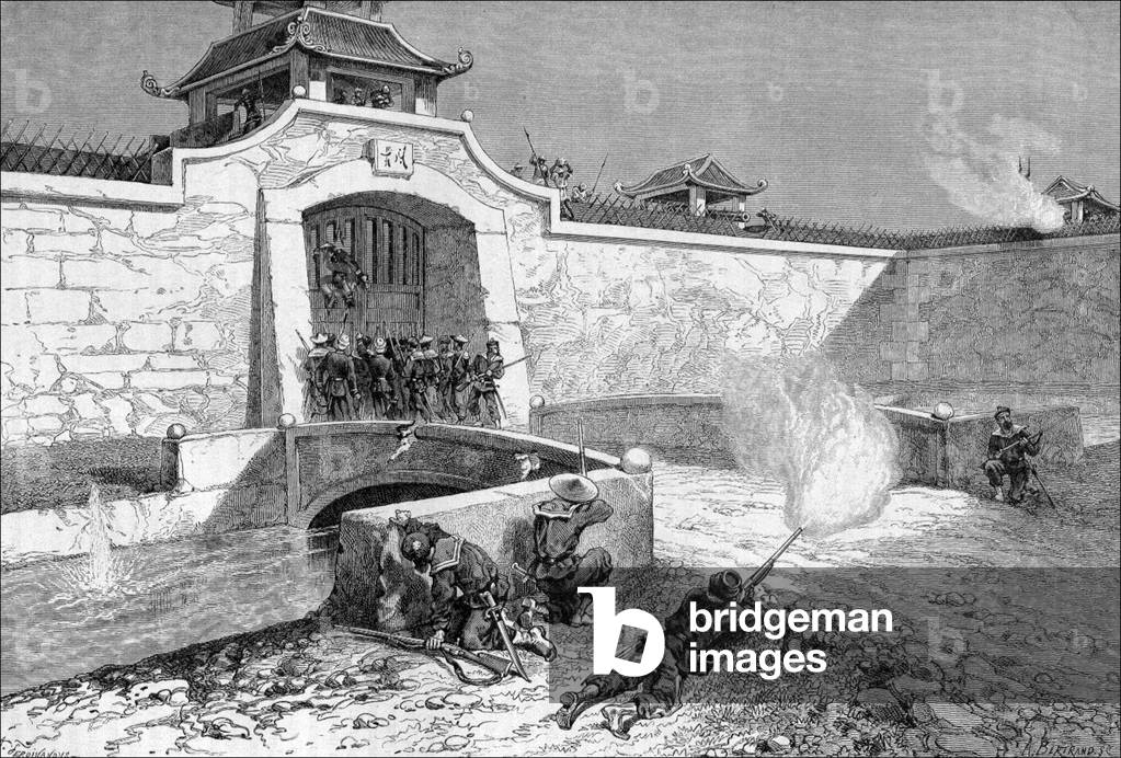 Vietnam / France: Tonkin Campaign - The French assault on Hai Duong, 13 Ugust 1883