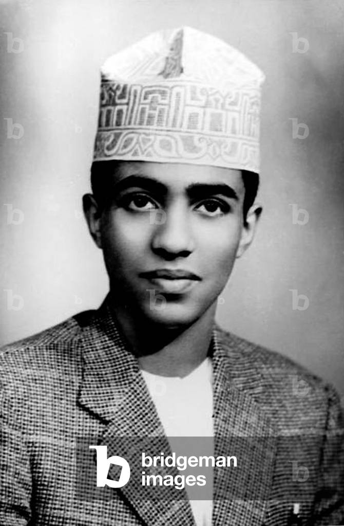 Oman: Qaboos bin Said Al Said, Sultan of Oman, as a youth (r.1970-)