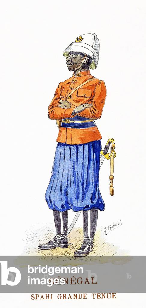Senegal / France: A Senegalese Spahi, late 19th century