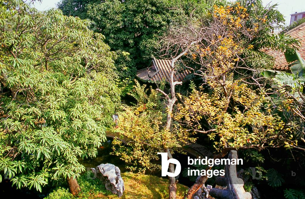 China: Liang Yuan ornamental garden, Foshan, Guangdong Province