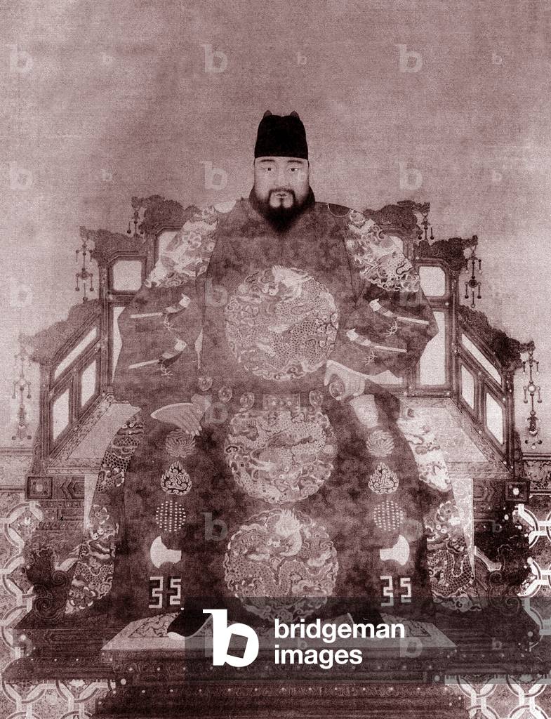 China: Emperor Zhengtong, 6th and 8th ruler of the Ming Dynasty (r. 1435-1449; 1457-1464).