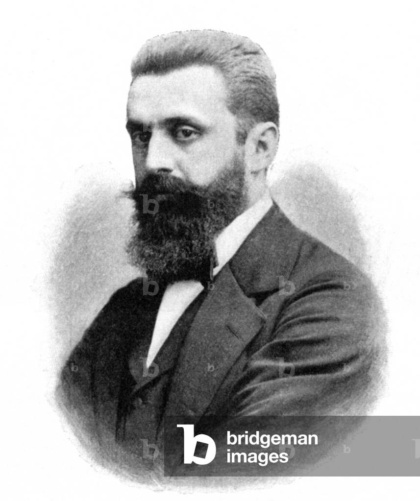Austria / Israel: Theodor Herzl, Austrian journalist and Zionist (1860-1904).