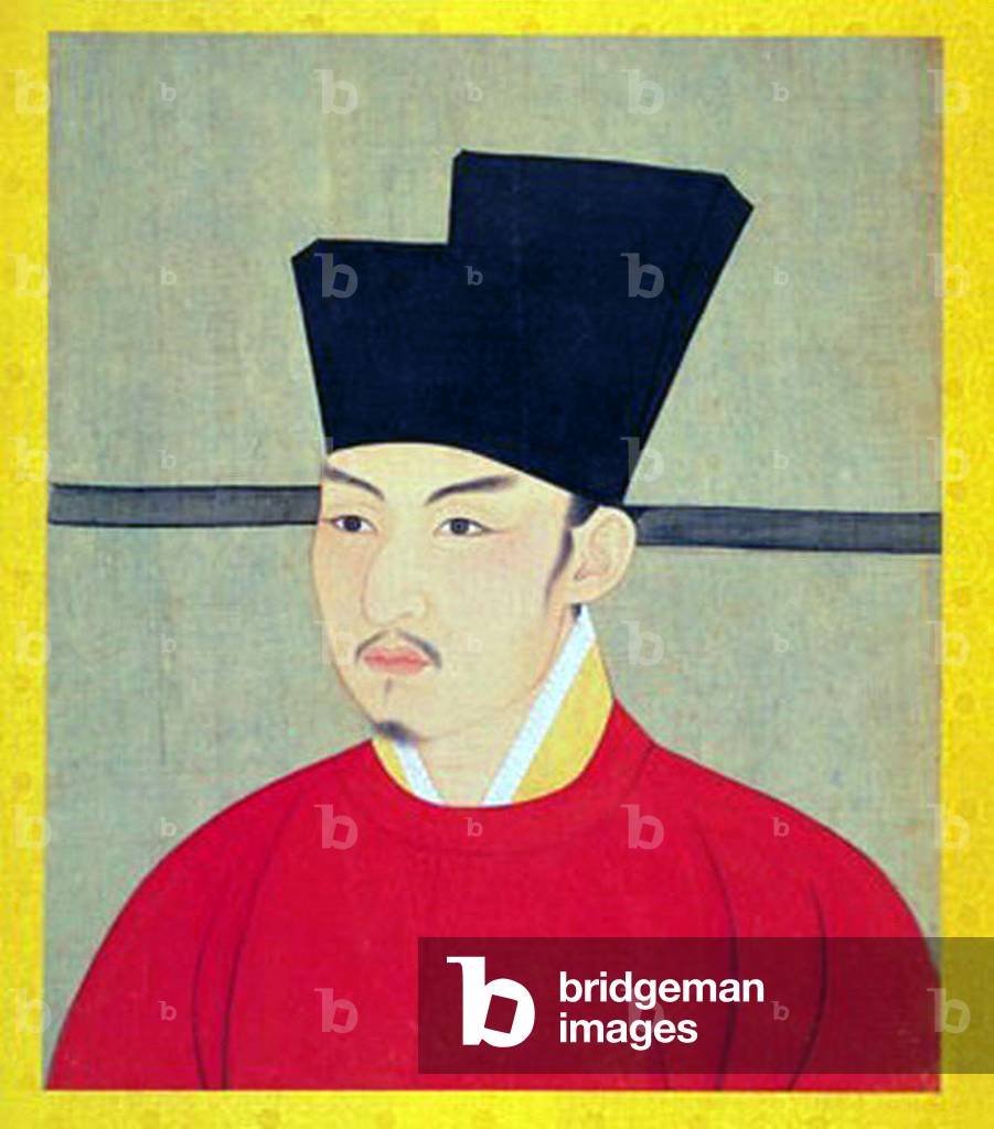 China: Emperor Zhezong (Zhao Xu), 7th ruler of the (Northern) Song Dynasty (r. 1085-1100).