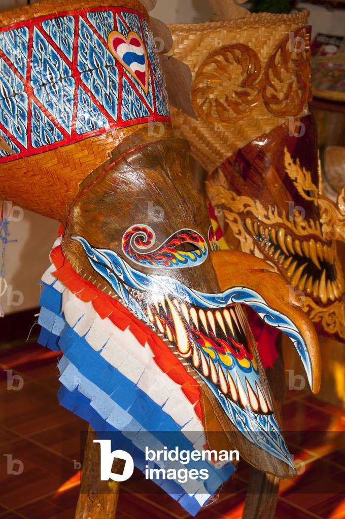 Thailand: Phi Ta Khon masks, Dan Sai, Loei Province