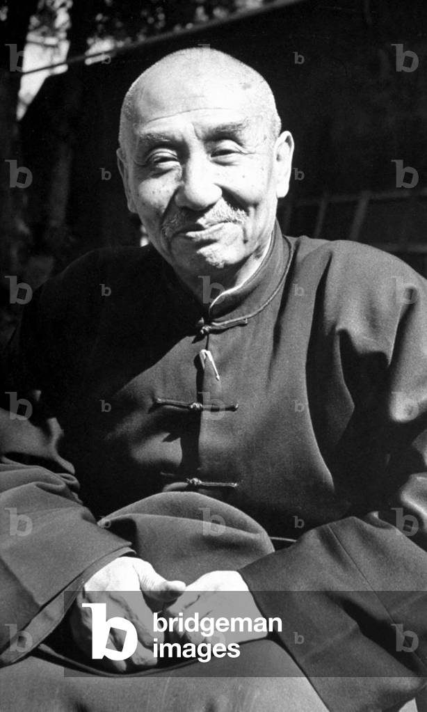China: Yan Xishan, Chinese Warlord, Shanxi Province (1911-1949), in retirement in Taiwan towards the end of his life