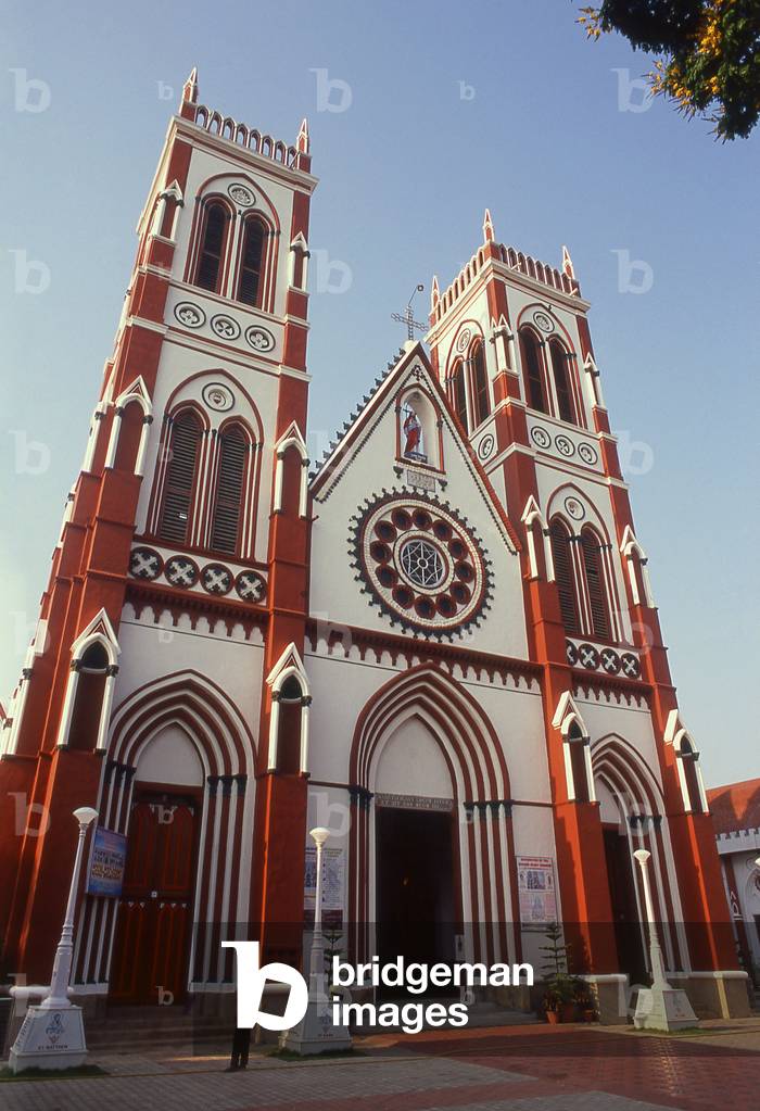 India: The Church of the Sacred Heart of Jesus, Pondicherry