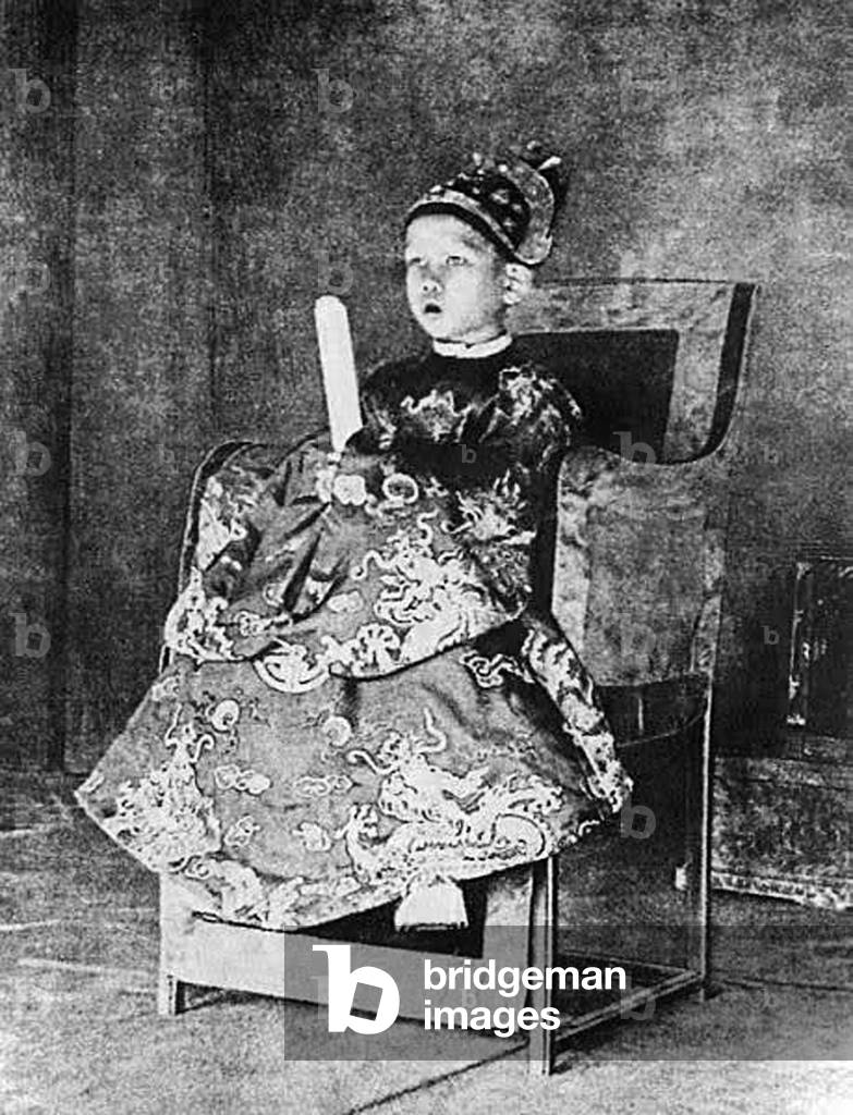 Vietnam: Child emperor Duy Tan (reigned 1907-1916) in court dress, 1907