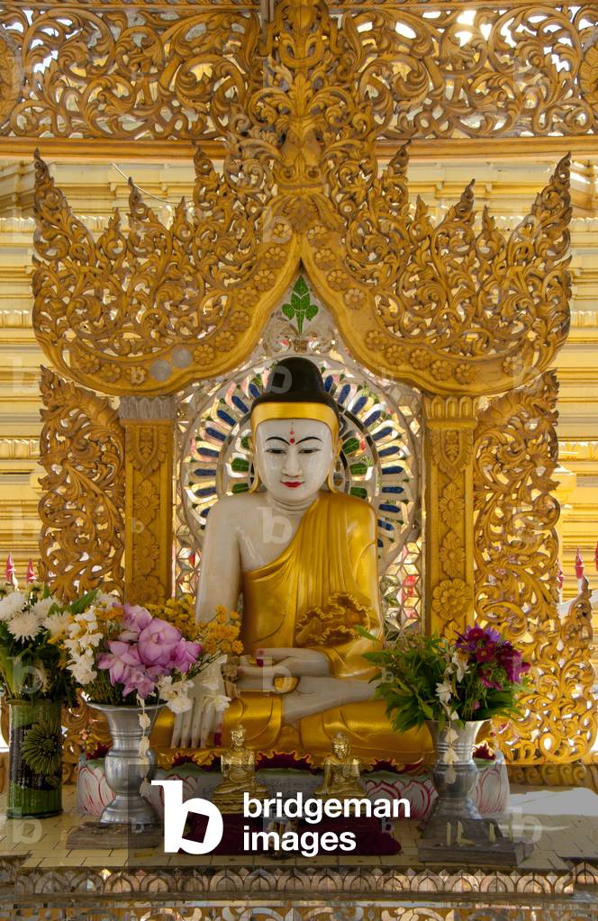 Burma / Myanmar: Mandalay-style Buddha, Kuthodaw Pagoda (home to the largest book in the world), Mandalay