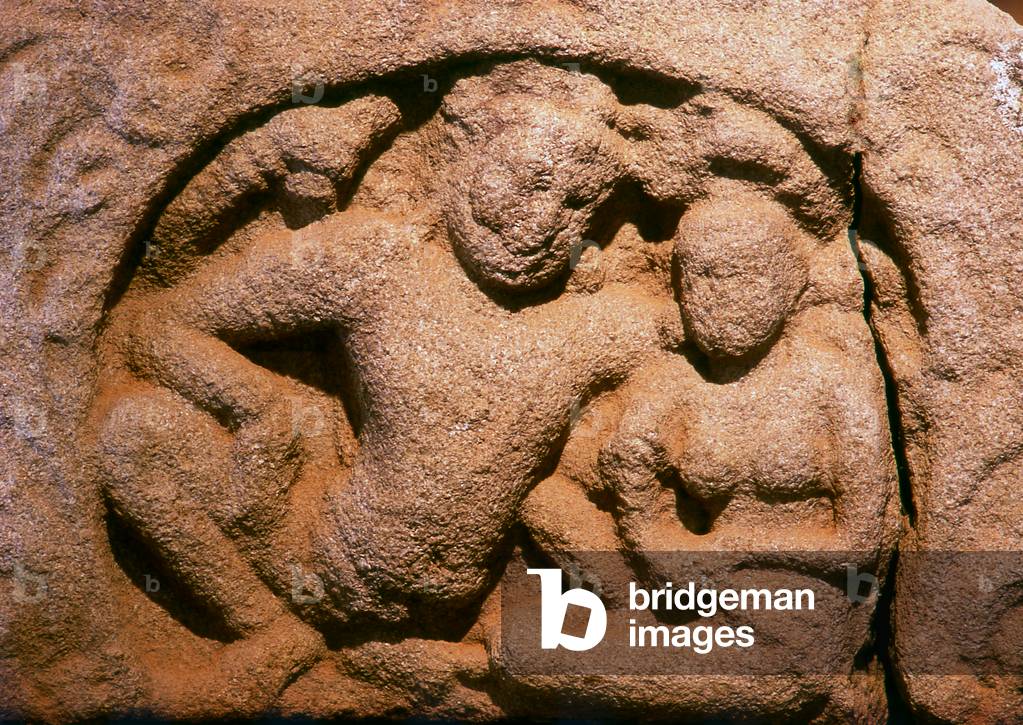 Sri Lanka: Frieze, Isurumuniya temple museum, Anuradhapura