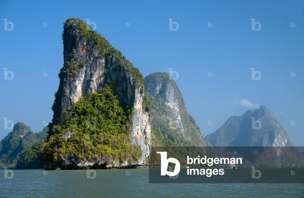 Thailand: Longtail boat, Ao Phang Nga (Phangnga Bay) National Park, Phang Nga Province