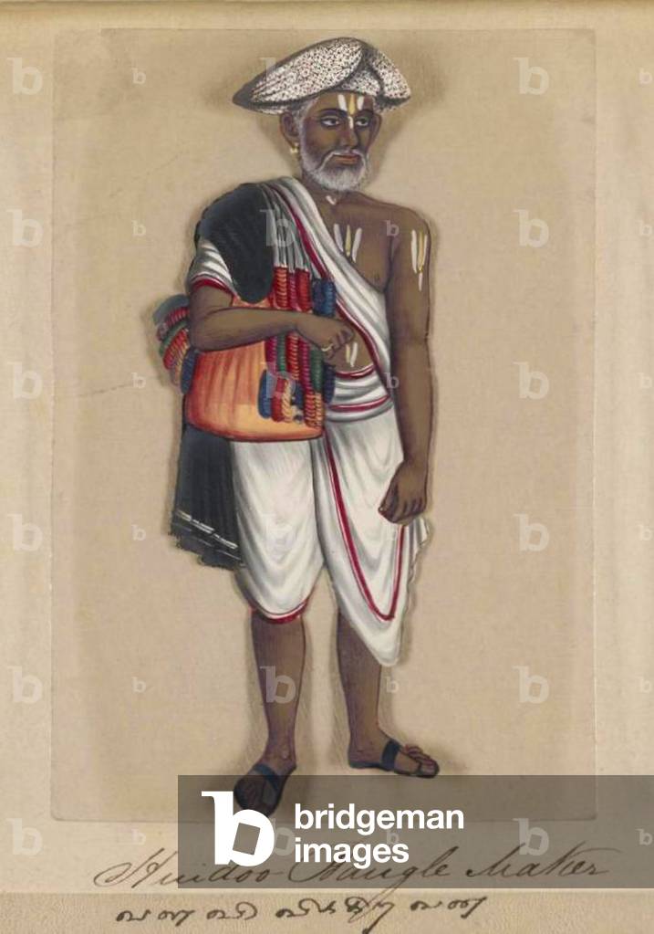 India: A Hindoo / Hindu Bangle Maker (1837).