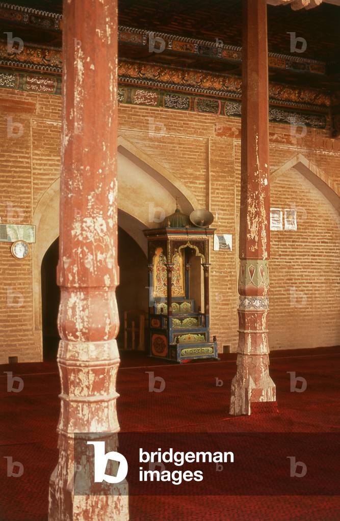 China: Mosque at the tomb of Abakh Khoja, 17th century Sufi mystic, Kashgar, Xinjiang