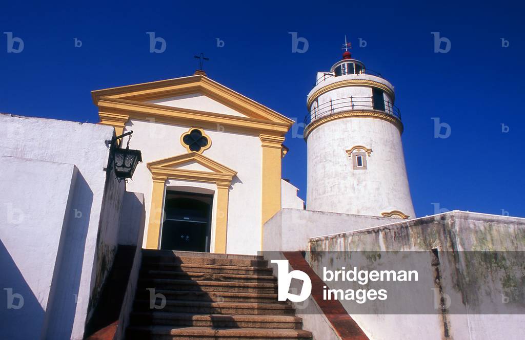 China: Capela de Nossa Senhora da Guia (chapel) and Guia Lighthouse, Guia Hill, Macau