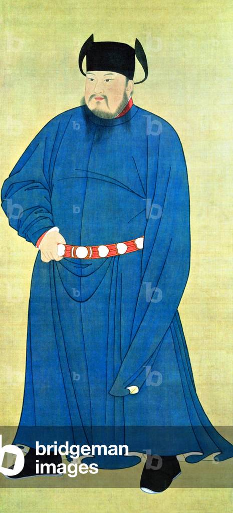 China: Emperor Zhuangzong of the Later Tang Dynasty (r.923-926).