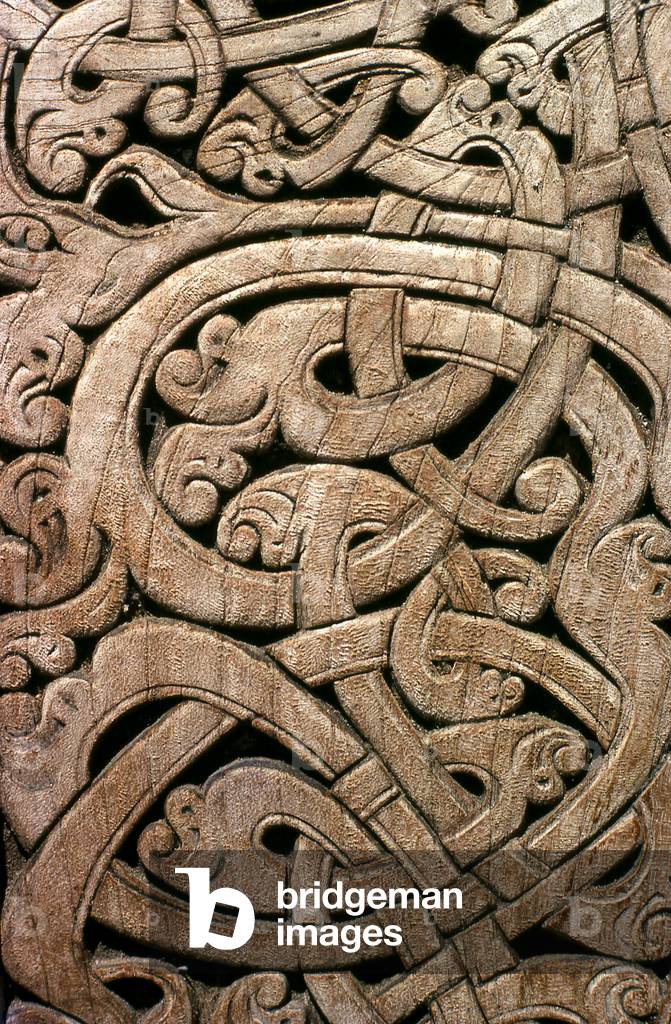 Maldives: Carved spar from a Maldivian mosque