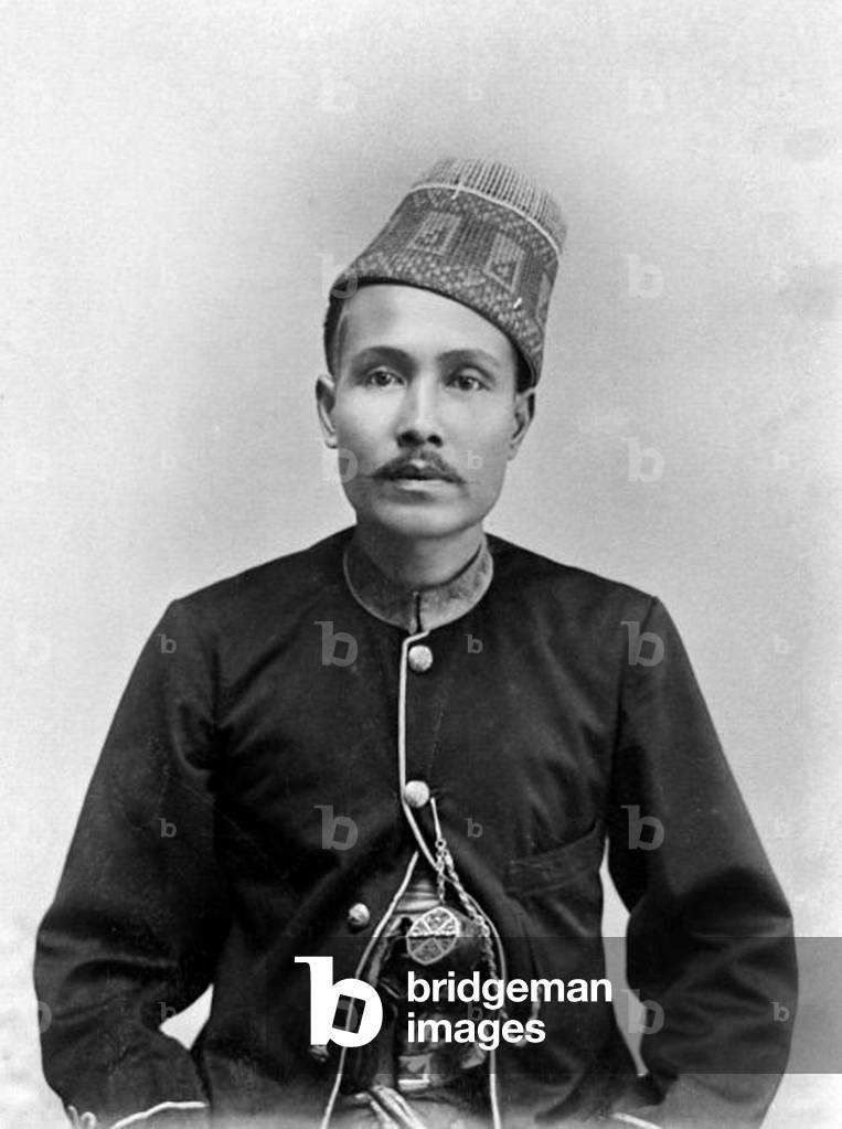 Indonesia / Sumatra: Sultan Alauddin Muhammad Da'ud Syah II (1864 - 1939), thirty-fifth and last sultan of Aceh in northern Sumatra. Aceh War (1873 - 1914)