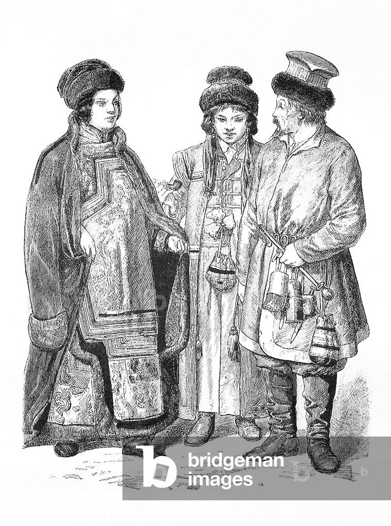 Germany / Russia, Siberian Tatar Woman, Kalmyks 
