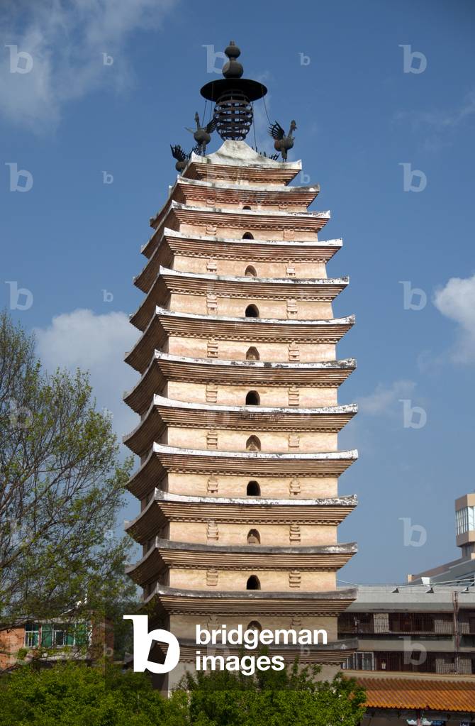 China: Xisi Ta (West Pagoda), built during the Tang Dynasty, Kunming, Yunnan Province