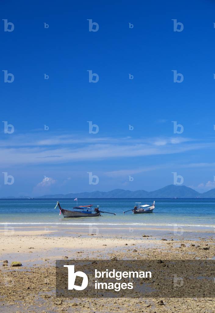 Thailand: Tour boats, Hat Khlong Muang, Krabi Coast