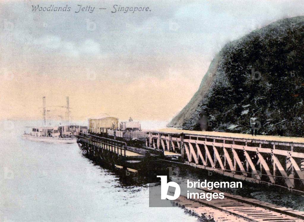 Singapore: Woodlands Jetty, late 19th or early 20th century.
