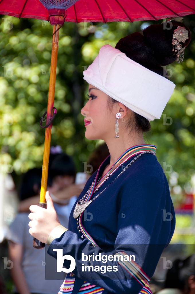 Thailand: Festival beauty, Chiang Mai Flower Festival Parade, Chiang Mai, northern Thailand