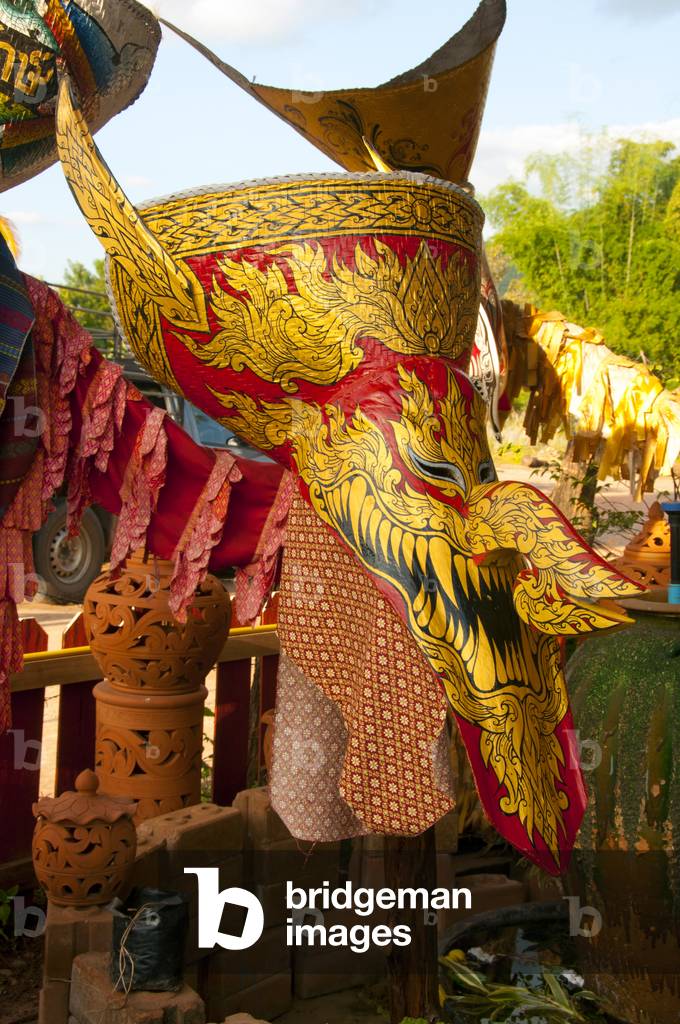 Thailand: Phi Ta Khon masks, Dan Sai, Loei Province