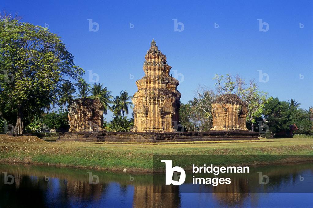 Thailand: The brick prangs of Prasat Sikhoraphum, Surin Province, Northeast Thailand